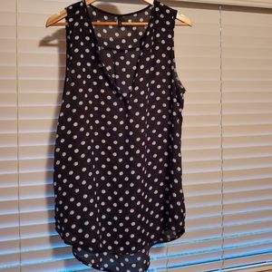 Sleeveless high low tunic